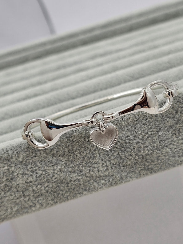Arion Bangle - 925 Silver Memorial Bangle w/ Inclusions