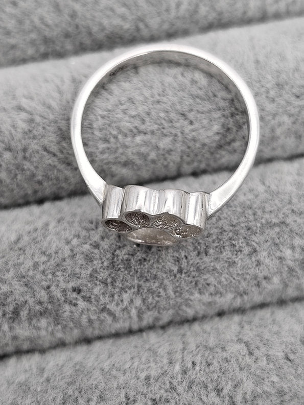 Canis Ring - 925 Silver Memorial Ring w/ Inclusions