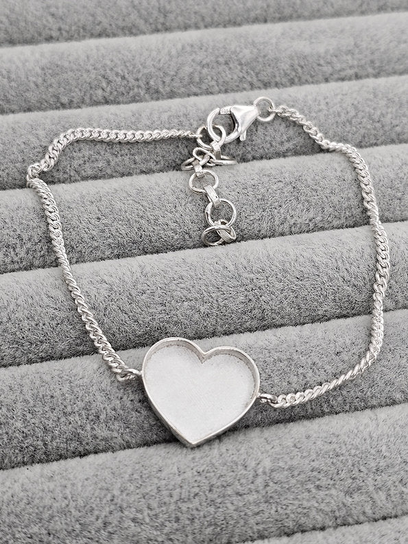 Caelum Bracelet - 925 Silver Memorial Bracelet w/ Inclusions