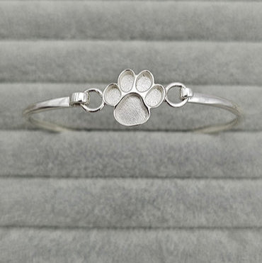 Lupas Bangle - 925 Silver Memorial Bangle w/ Inclusions