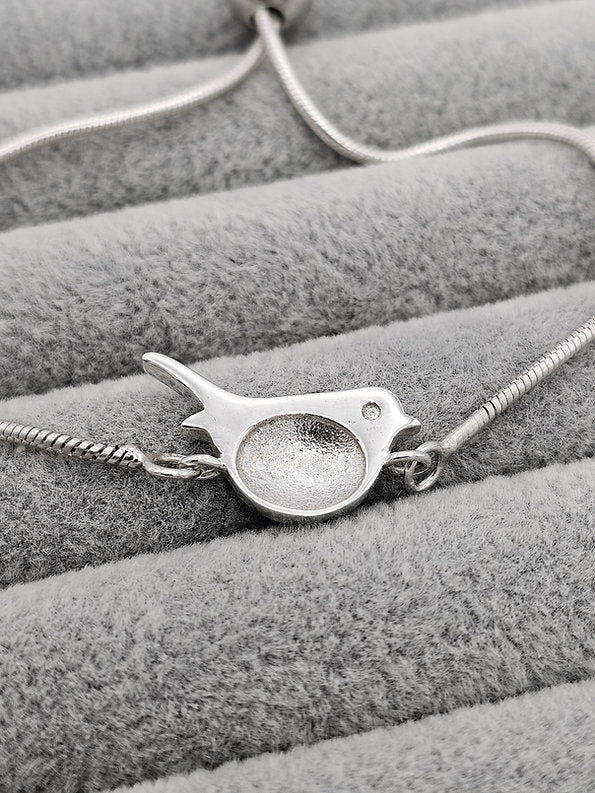 Noctis Bracelet - 925 Silver Memorial Bracelet w/ Inclusions