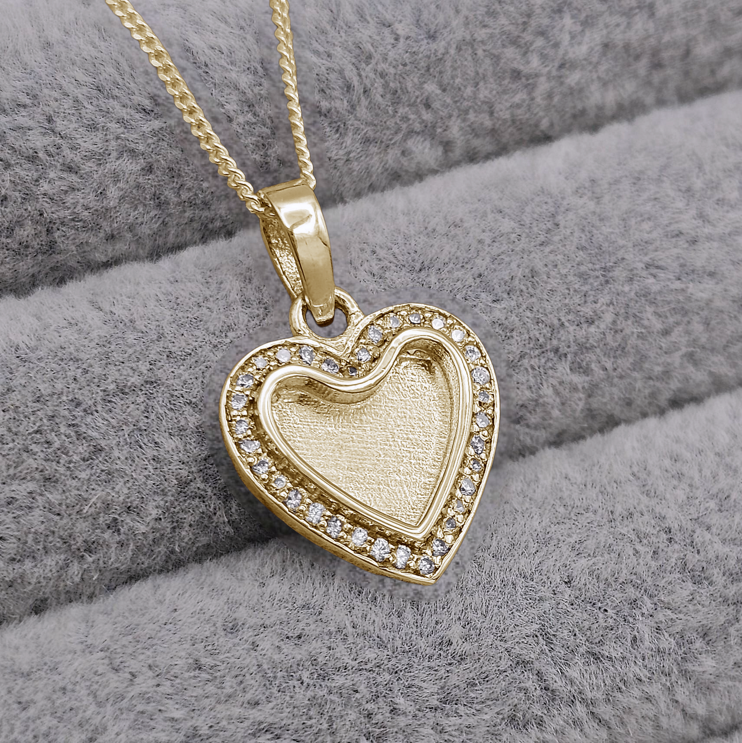 Orionna Solid Gold Pendant - Memorial Necklace w/ Inclusions