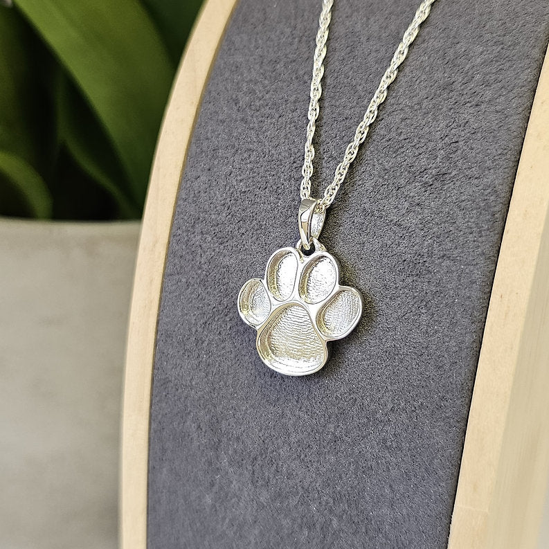 Nova Pet Memorial Pendant - 925 Silver Memorial Necklace w/ Inclusions