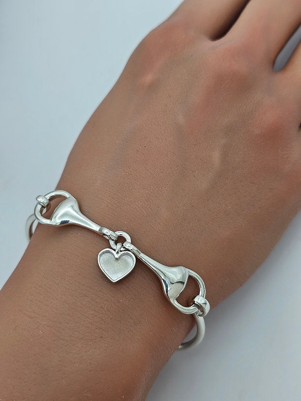 Arion Bangle - 925 Silver Memorial Bangle w/ Inclusions