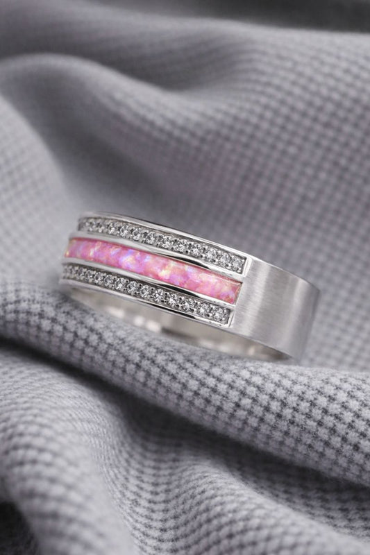 Nyvara Memorial Ring - 925 Silver Memorial Ring w/ Inclusions