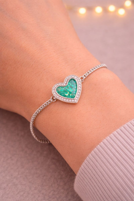 Astraea Bracelet - 925 Silver Memorial Bracelet w/ Inclusions