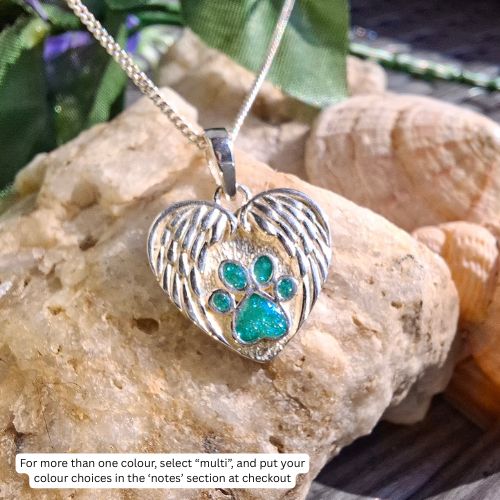 Nysa Pendant - 925 Silver Memorial Necklace w/ Inclusions
