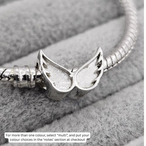 Eos Charm - 925 Silver Memorial Charm w/ Inclusions