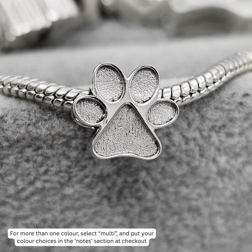 Noor Charm - 925 Silver Memorial Charm w/ Inclusions