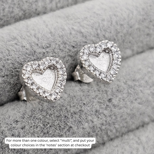 Althea Earrings - 925 Silver Memorial Earrings w/ Inclusions