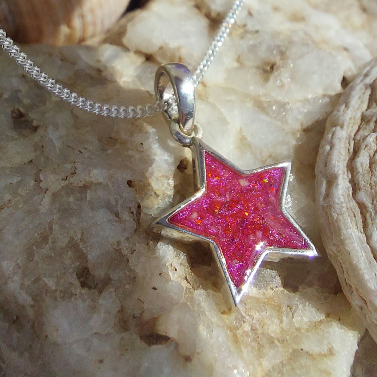 Star Pendant in 925 Sterling Silver image 3