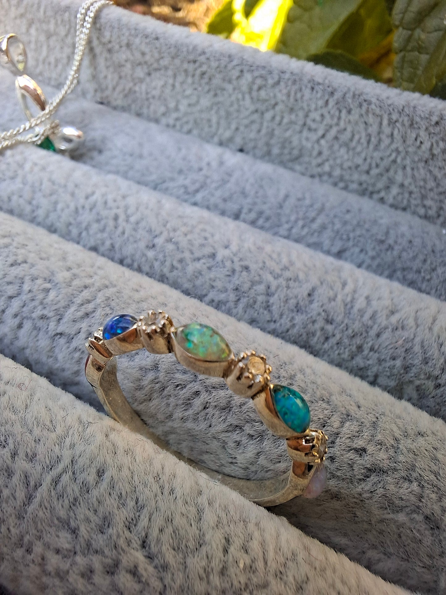Elara Ring - 925 Silver Memorial Ring w/ Inclusions