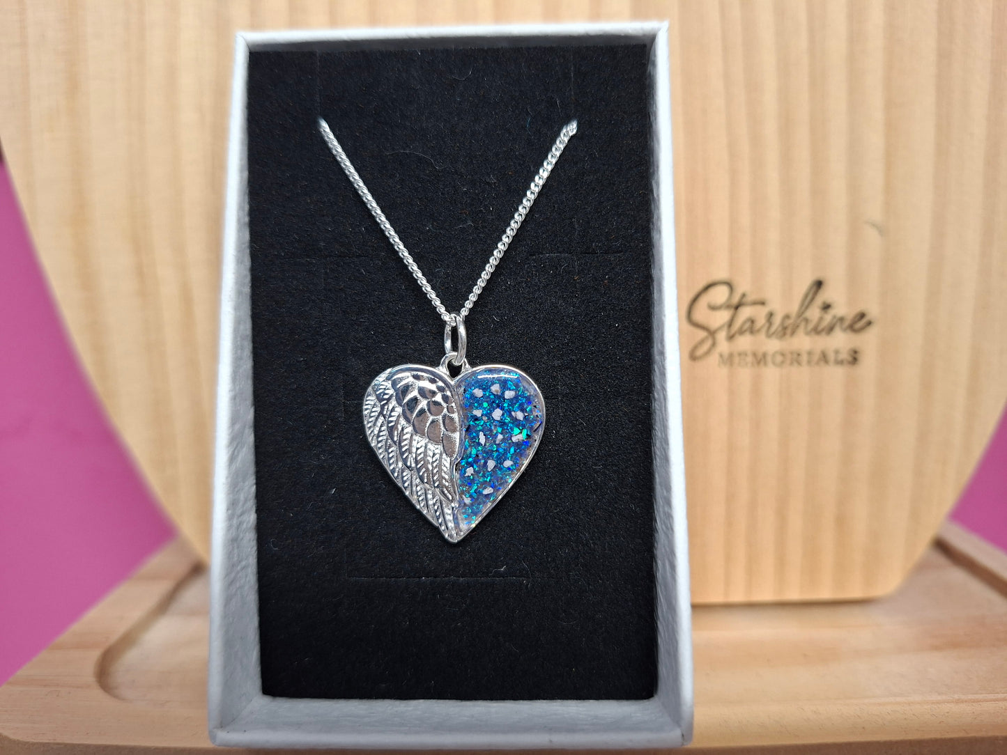 Callista Pendant - 925 Silver Memorial Necklace w/ Inclusions