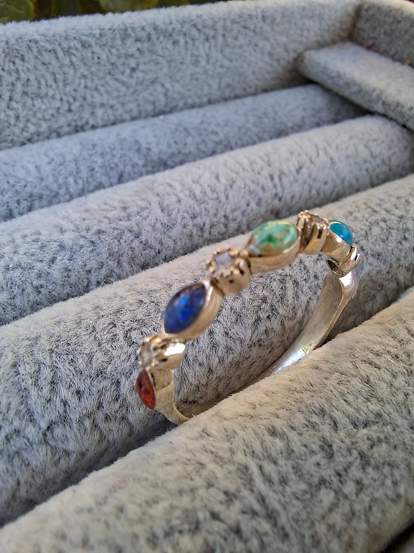 Elara Ring - 925 Silver Memorial Ring w/ Inclusions