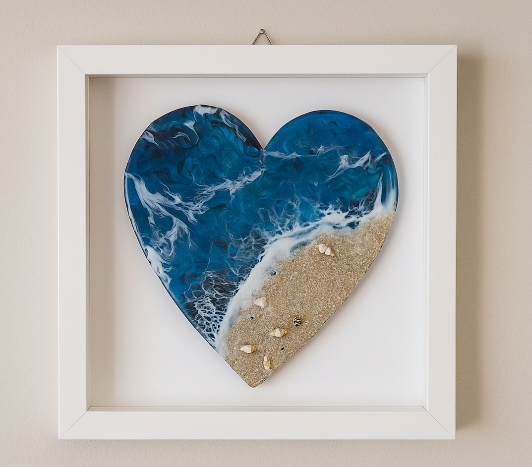 Ocean and Ashes Beach Art