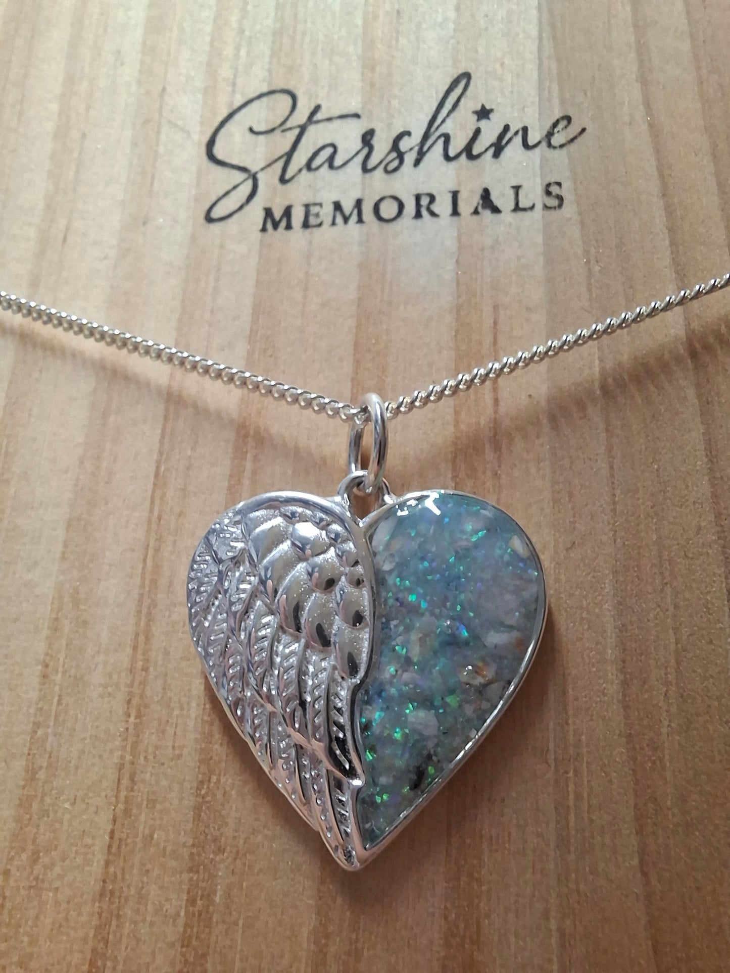 Callista Pendant - 925 Silver Memorial Necklace w/ Inclusions