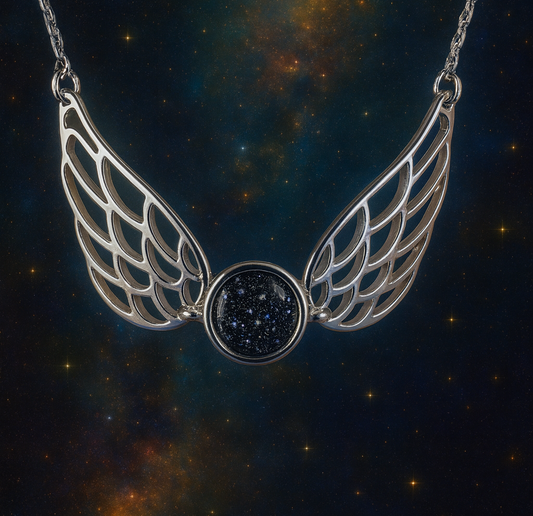 Seraphine Pendant - 925 Silver Memorial Necklace w/ Inclusions