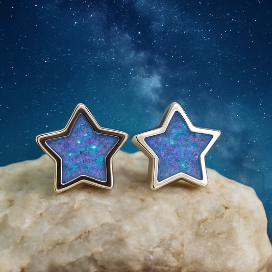 Lunara Earrings - 925 Silver Memorial Earrings w/ Inclusions