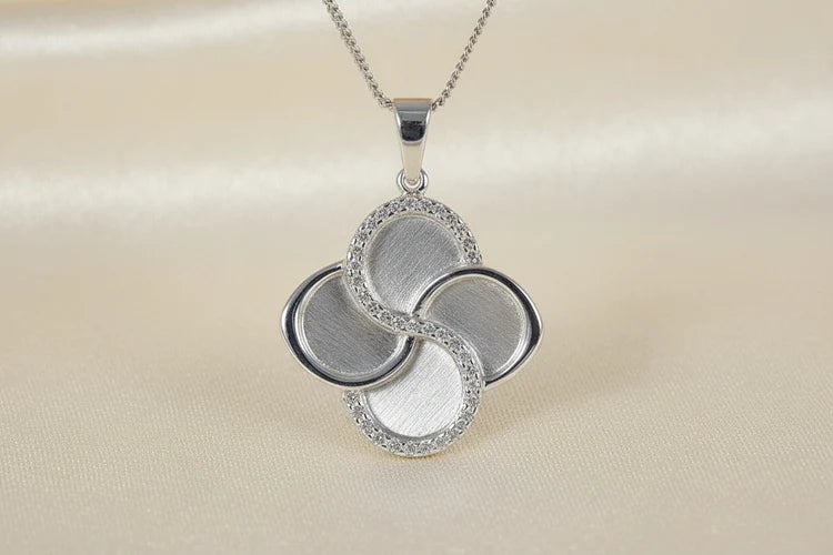 Double Infinity Memorial Pendant, Memorial Necklace with Ashes / Hair or Fur.