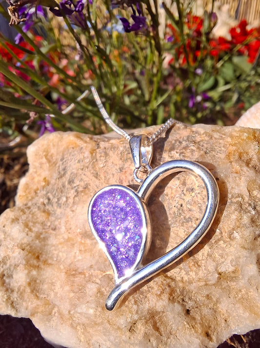 Dainty Heart Pendant in 925 Sterling Silver image 0