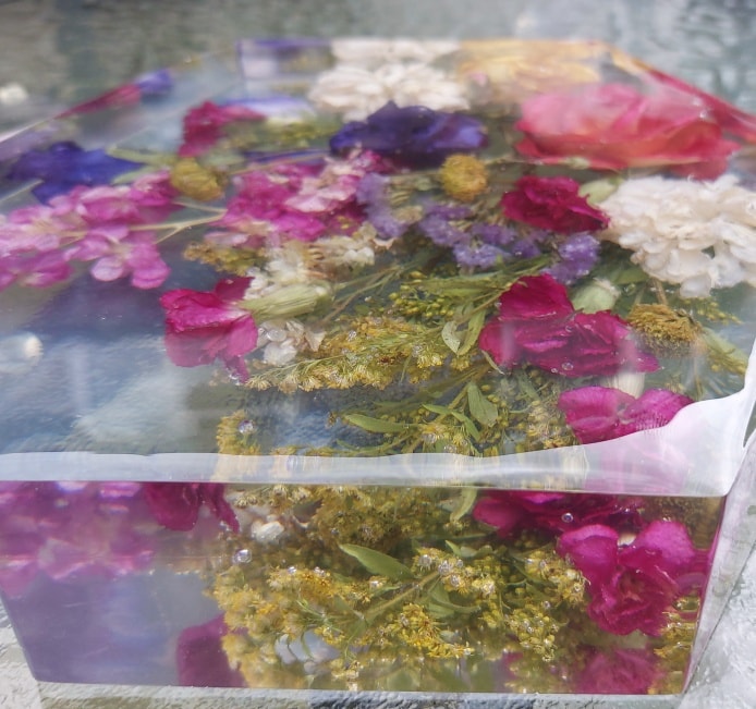 Standing Hexagon - Flower Preservation | Starshine Memorials