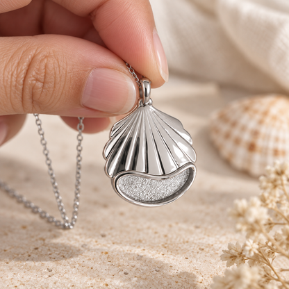 Seashell Memorial Pendant
