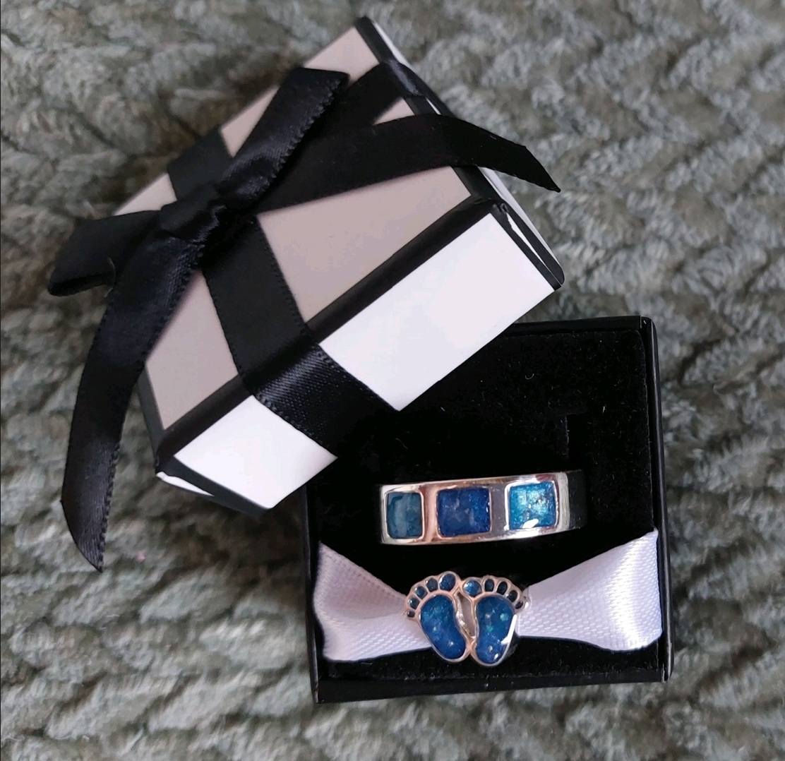 Soraya Charm - 925 Silver Bead Charm w/ Inclusions