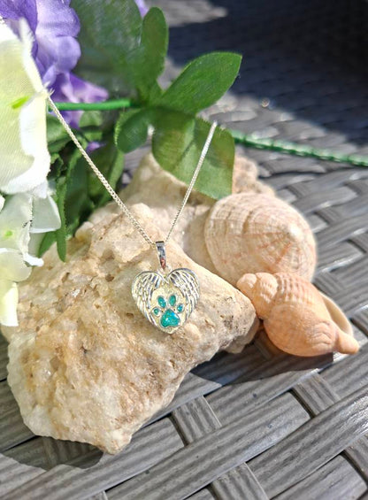 Nysa Pendant - 925 Silver Memorial Necklace w/ Inclusions