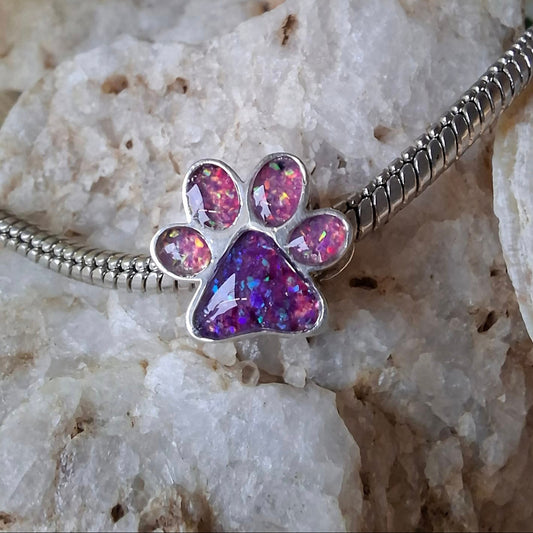 Noor Charm - 925 Silver Memorial Charm w/ Inclusions