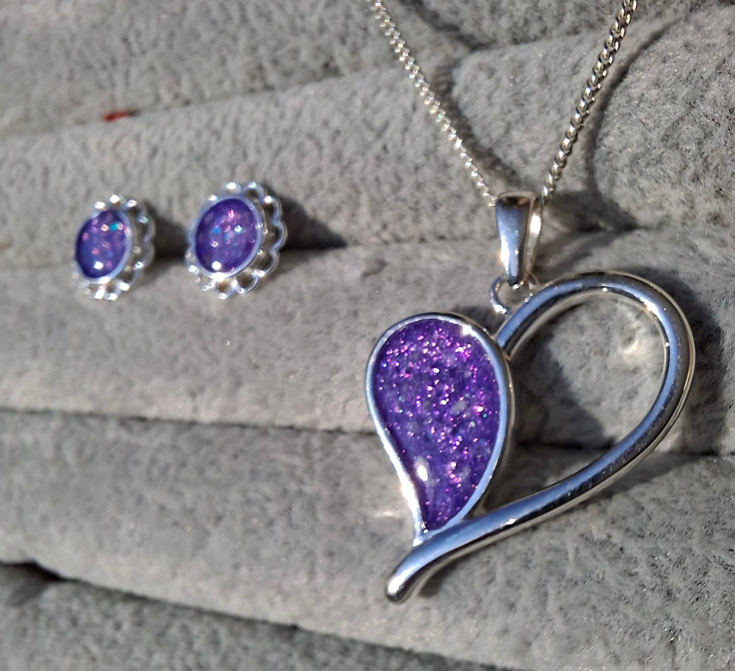 Dainty Heart Pendant in 925 Sterling Silver image 2