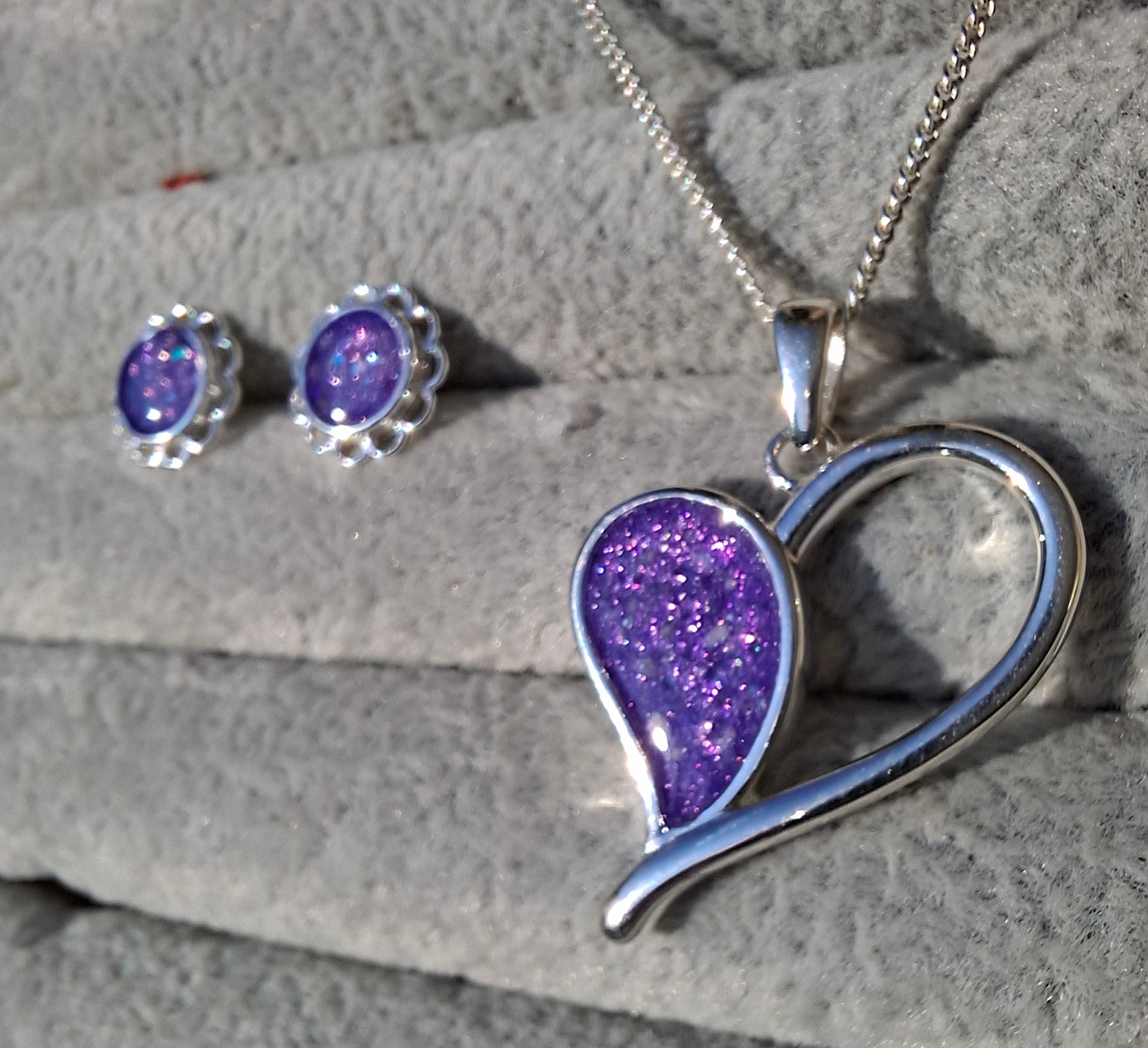 Dainty Heart Pendant in 925 Sterling Silver image 2