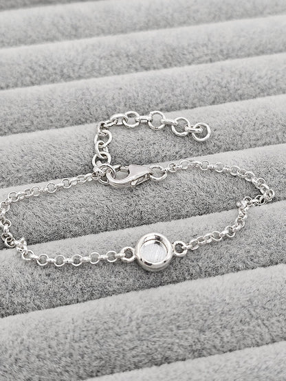 Aquila - 925 Silver Memorial Bracelet w/ Inclusions