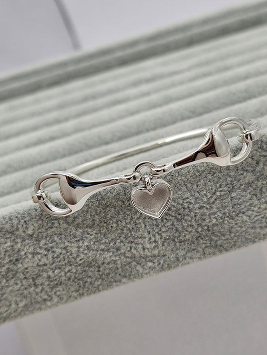 Arion Bangle - 925 Silver Memorial Bangle w/ Inclusions