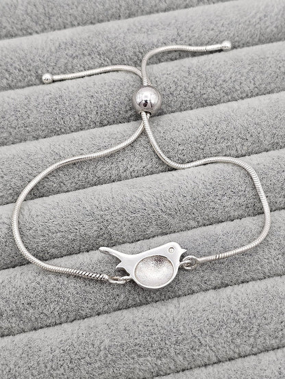 Noctis Bracelet - 925 Silver Memorial Bracelet w/ Inclusions
