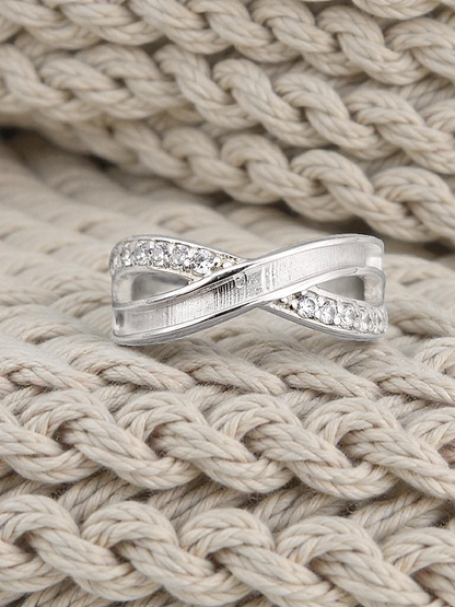 Aeloria Memorial Ring - 925 Silver Memorial Ring w/ Inclusions