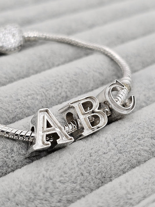 Vela Charm - 925 Silver Memorial Charm w/ Inclusions