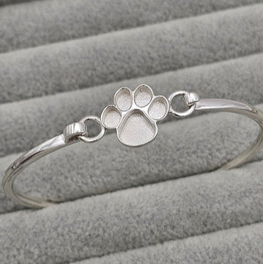 Lupas Bangle - 925 Silver Memorial Bangle w/ Inclusions