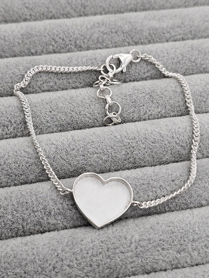 Caelum Bracelet - 925 Silver Memorial Bracelet w/ Inclusions