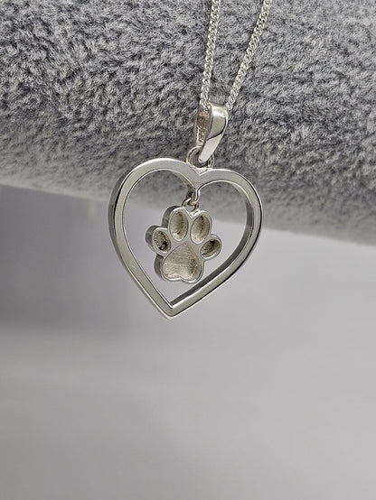 Noctis Pendant - 925 Silver Memorial Necklace w/ Inclusions