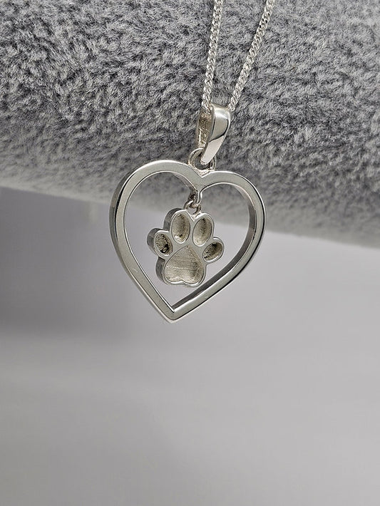 Noctis Pendant - 925 Silver Memorial Necklace w/ Inclusions
