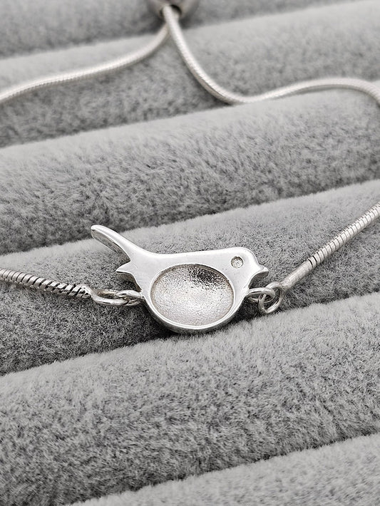 Noctis Bracelet - 925 Silver Memorial Bracelet w/ Inclusions