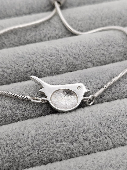 Noctis Bracelet - 925 Silver Memorial Bracelet w/ Inclusions