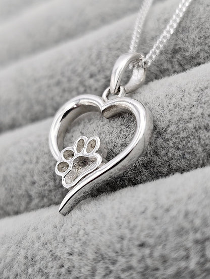 Eos Pendant - 925 Silver Memorial Necklace w/ Inclusions