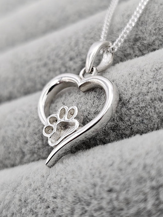 Eos Pendant - 925 Silver Memorial Necklace w/ Inclusions