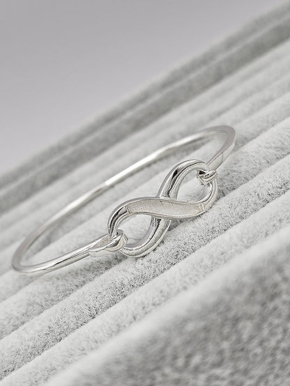 Asteria Bangle - 925 Silver Memorial Bangle w/ Inclusions