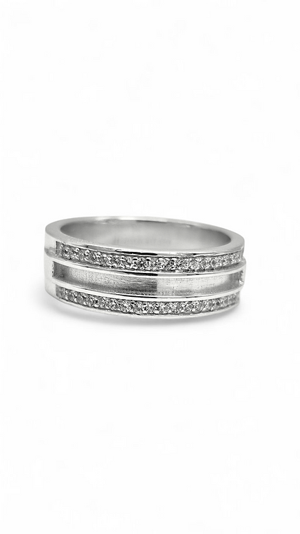 Nyvara Memorial Ring - 925 Silver Memorial Ring w/ Inclusions