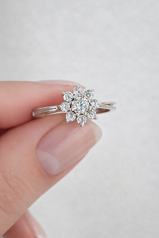 New Arrival #1 925 Silver Memorial Ring w/ Inclusions