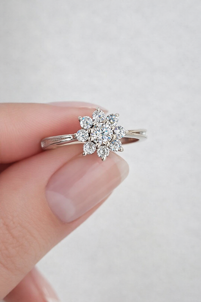 New Arrival #1 925 Silver Memorial Ring w/ Inclusions