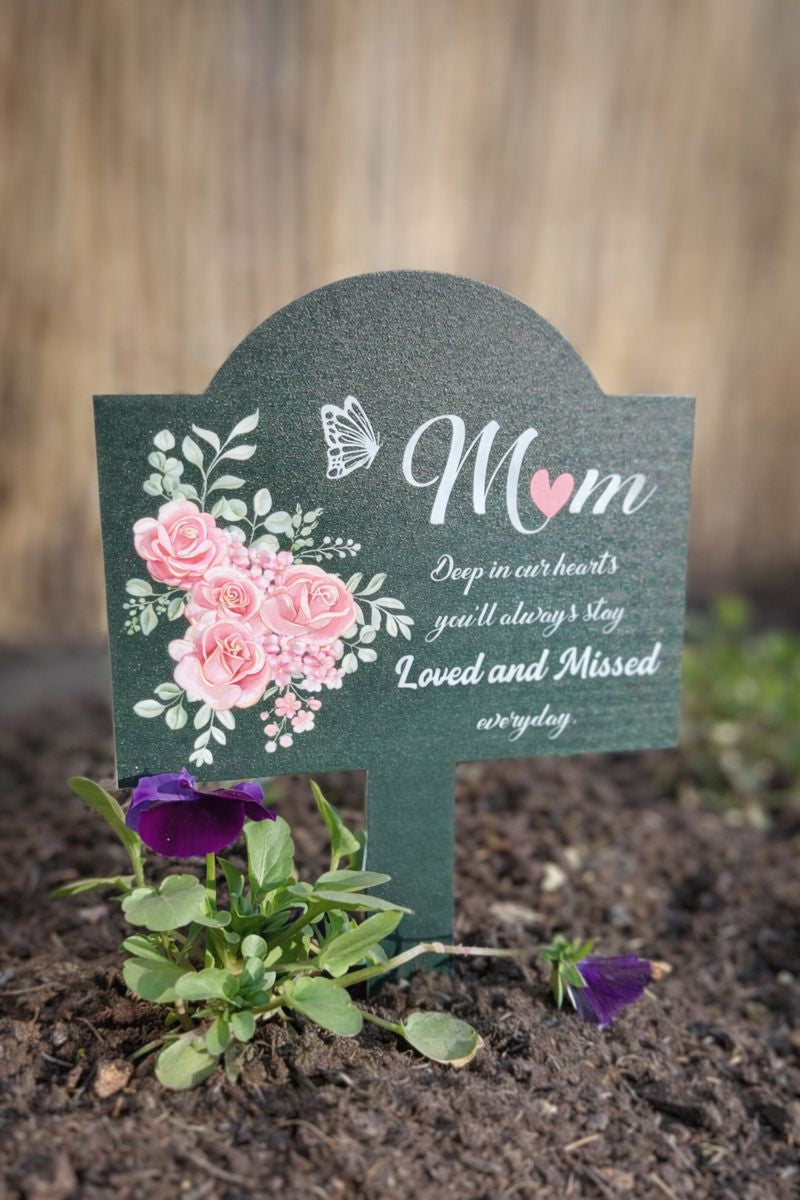 Mum / Mom Memorial Garden Plaque.