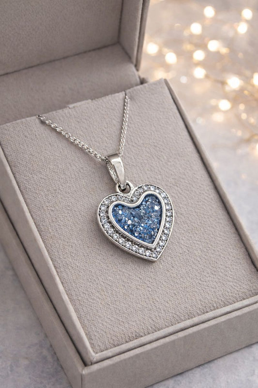 Lyraea Pendant, Memorial Necklace with Ashes / Hair or Fur.